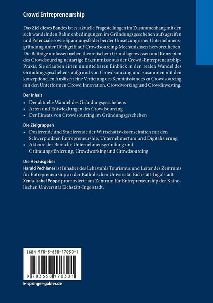 Produktbild: Crowd Entrepreneurship