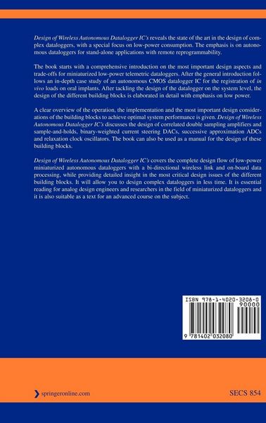 Produktbild: Design of Wireless Autonomous Datalogger IC's