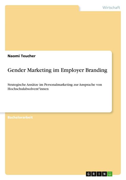 Produktbild: Gender Marketing im Employer Branding
