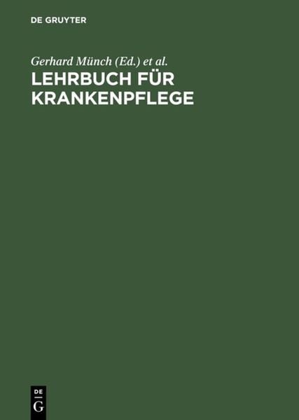 Lehrbuch für Krankenpflege