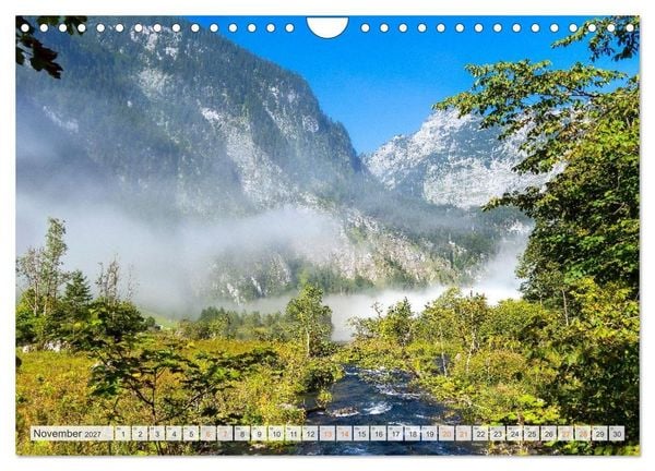 Produktbild: Berchtesgadener Land - Welt der Berge und Seen (Wandkalender 2027 DIN A4 quer), CALVENDO Monatskalender