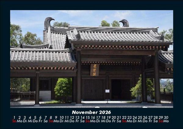 Produktbild: Tempel unserer Erde 2026 Fotokalender DIN A5
