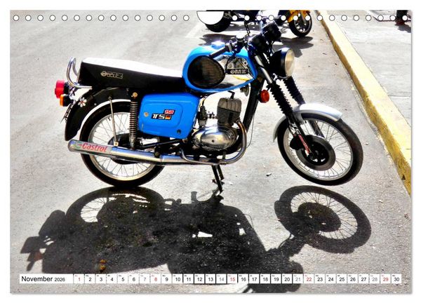 Produktbild: Motorrad-Legende MZ TS 150 - Ein Exportschlager der DDR (Wandkalender 2026 DIN A4 quer), CALVENDO Monatskalender