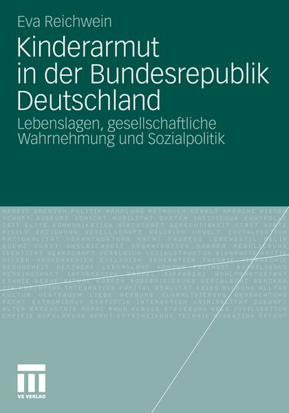Produktbild: Kinderarmut in der Bundesrepublik Deutschland