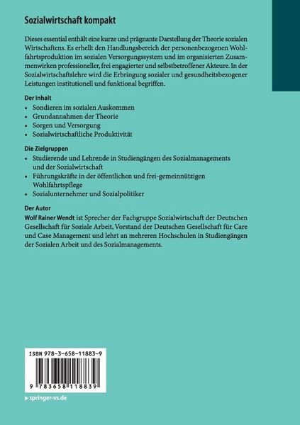Produktbild: Sozialwirtschaft kompakt