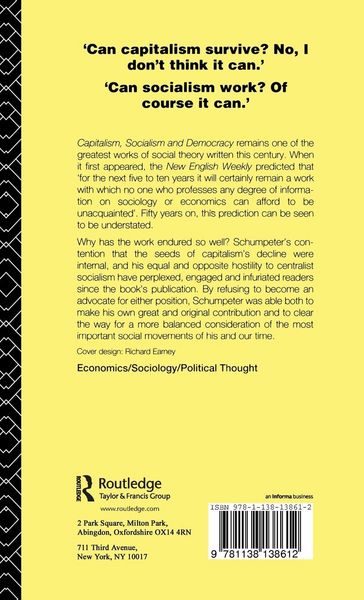 Produktbild: Capitalism, Socialism and Democracy