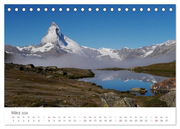 Produktbild: Magie Matterhorn (Tischkalender 2026 DIN A5 quer), CALVENDO Monatskalender