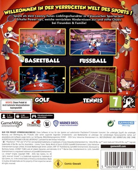 Produktbild: Looney Tunes - Wacky World of Sports