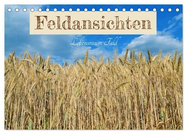 Produktbild: Feldansichten (Tischkalender 2027 DIN A5 quer), CALVENDO Monatskalender