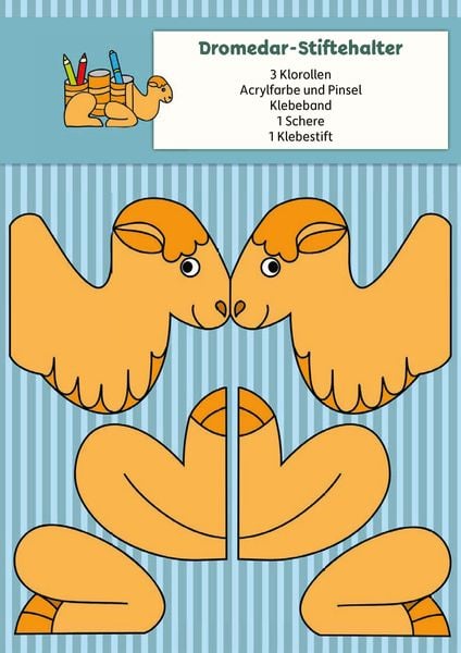 Produktbild: Lass uns basteln &ndash; Bastelbuch ab 4 Jahre &ndash; Wilde Tiere