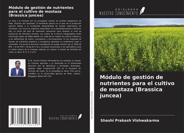 Produktbild: M&oacute;dulo de gesti&oacute;n de nutrientes para el cultivo de mostaza (Brassica juncea)