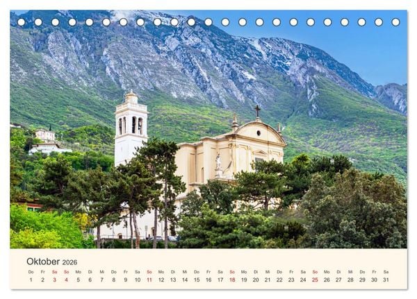 Produktbild: Wanderreise Gardasee (Tischkalender 2026 DIN A5 quer), CALVENDO Monatskalender
