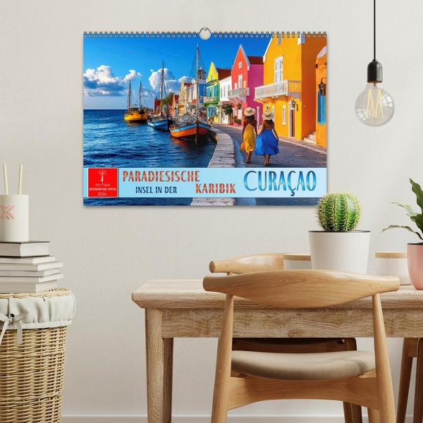 Produktbild: Cura&ccedil;ao - paradiesische Insel in der Karibik (Wandkalender 2026 DIN A3 quer), CALVENDO Monatskalender