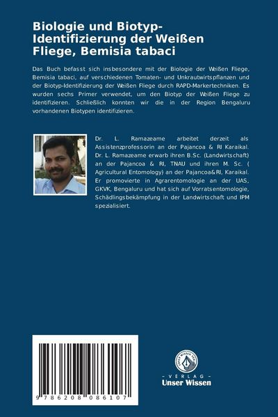 Produktbild: Biologie und Biotyp-Identifizierung der Wei&szlig;en Fliege, Bemisia tabaci