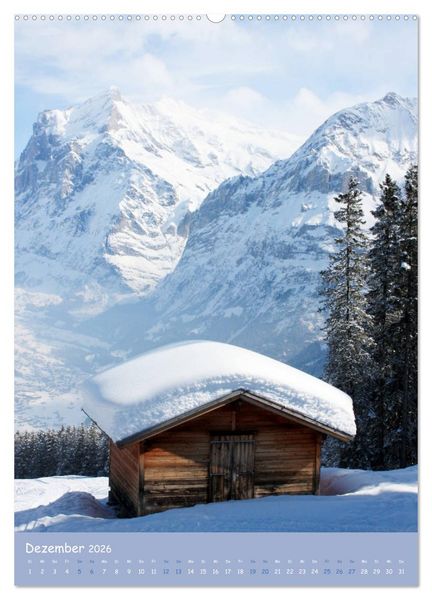 Produktbild: Bergmomente (Wandkalender 2026 DIN A2 hoch), CALVENDO Monatskalender