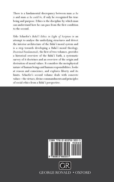 Produktbild: Baha'i Ethics in Light of Scripture Volume 1