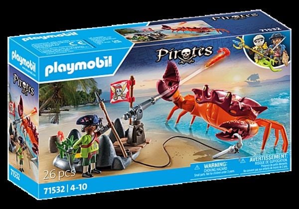 PLAYMOBIL 71532 Kampf gegen die Riesenkrabbe