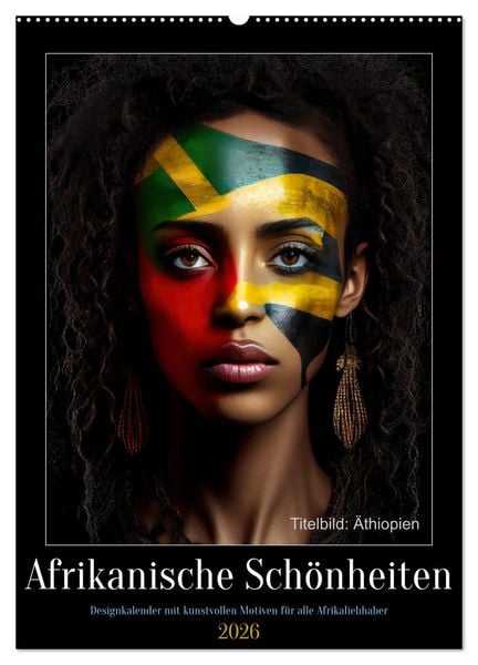 Produktbild: Afrikanische Sch&ouml;nheiten (Wandkalender 2026 DIN A2 hoch), CALVENDO Monatskalender