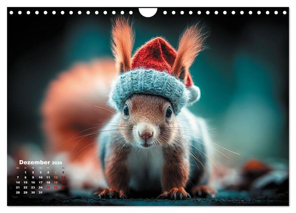 Produktbild: N&uuml;sse waren gestern &ndash; jetzt wird&rsquo;s verr&uuml;ckt! (Wandkalender 2026 DIN A4 quer), CALVENDO Monatskalender