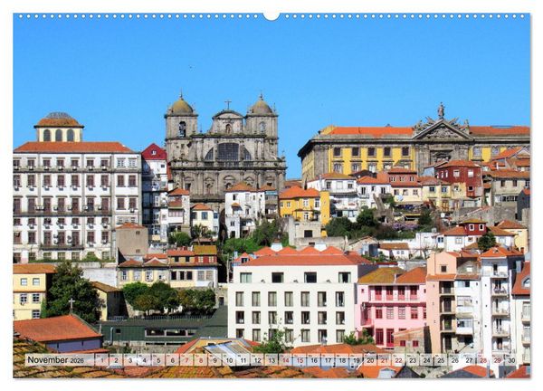 Produktbild: St&auml;dtereise nach Porto (Wandkalender 2026 DIN A2 quer), CALVENDO Monatskalender