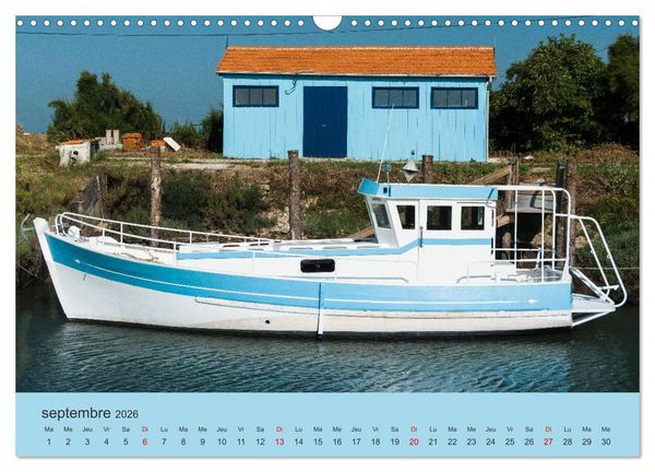 Produktbild: La Charente Maritime, des paysages entre terre et mer (Calendrier mural 2026 DIN A3 vertical), CALVENDO calendrier mensuel