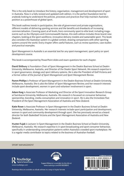 Produktbild: Sport Management in Australia