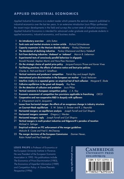 Produktbild: Applied Industrial Economics