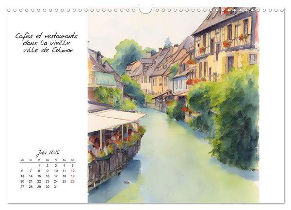 Produktbild: Zauberhafte Motive aus dem Elsass (Wandkalender 2026 DIN A3 quer), CALVENDO Monatskalender