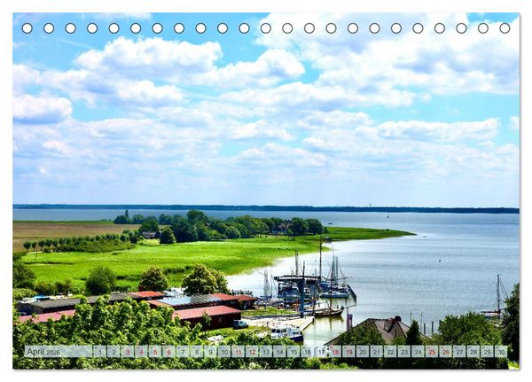 Produktbild: Fischland zwischen Ostsee und Bodden (Tischkalender 2026 DIN A5 quer), CALVENDO Monatskalender