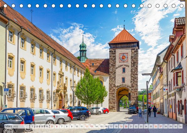 Produktbild: Villingen-Schwenningen Stadtansichten (Tischkalender 2022 DIN A5 quer)