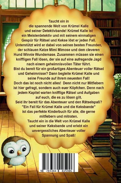 Produktbild: Das verschwundene Zauberbuch - Ein Fall f&uuml;r Kr&uuml;mel Kalle und die Keksbande
