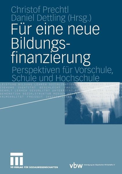 Produktbild: F&uuml;r eine neue Bildungsfinanzierung