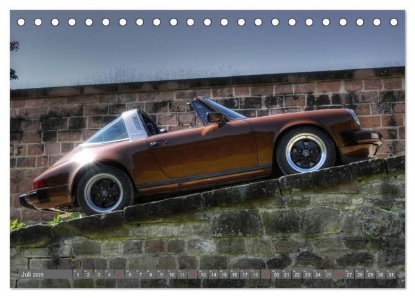 Produktbild: Porsche 911SC - zwei starke Typen (Tischkalender 2026 DIN A5 quer), CALVENDO Monatskalender