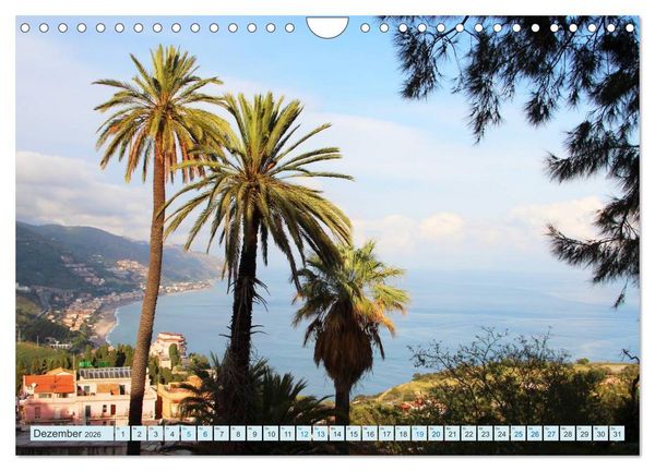 Produktbild: Taormina Siziliens Perle (Wandkalender 2026 DIN A4 quer), CALVENDO Monatskalender