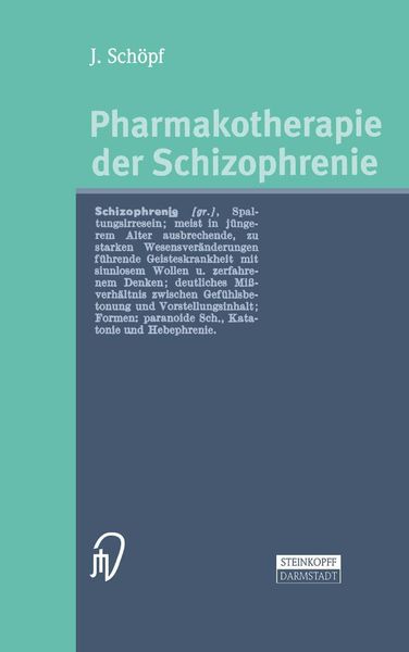 Produktbild: Pharmakotherapie der Schizophrenie