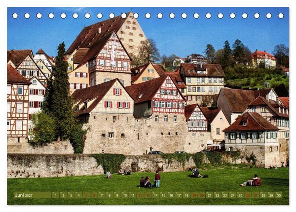 Produktbild: Stadtspaziergang durch Schw&auml;bisch Hall (Tischkalender 2027 DIN A5 quer), CALVENDO Monatskalender