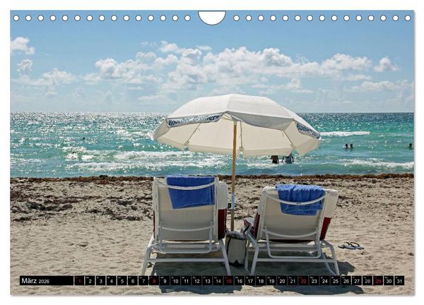 Produktbild: MIAMI (Wandkalender 2026 DIN A4 quer), CALVENDO Monatskalender