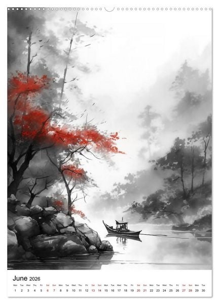 Produktbild: Zen Serenity (Wall Calendar 2026 DIN A2 portrait), CALVENDO 12 Month Wall Calendar