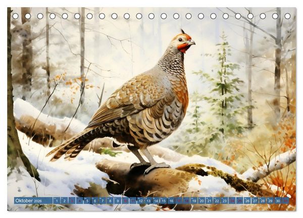 Produktbild: Die Magie der Bergwelt (Tischkalender 2026 DIN A5 quer), CALVENDO Monatskalender