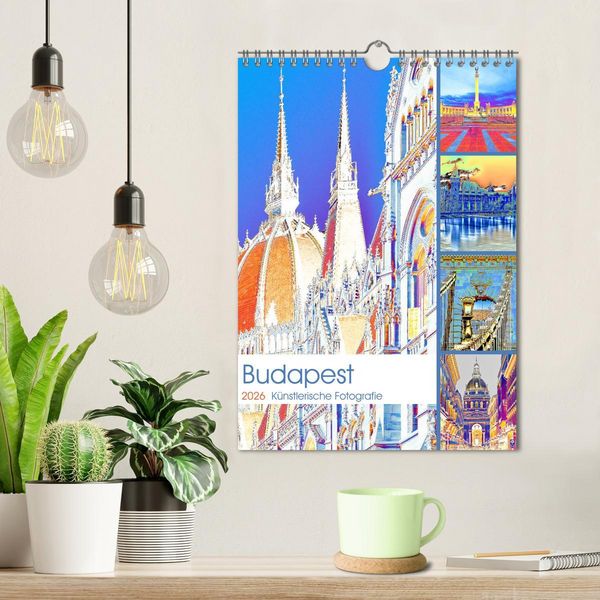 Produktbild: Budapest - K&uuml;nstlerische Fotografie (Wandkalender 2026 DIN A4 hoch), CALVENDO Monatskalender
