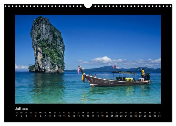 Produktbild: Thailand - Traumstr&auml;nde und Tempel (Wandkalender 2026 DIN A3 quer), CALVENDO Monatskalender