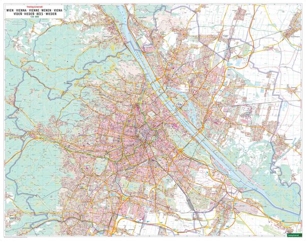 Produktbild: freytag & berndt Stadtplan Wien 1:25.000