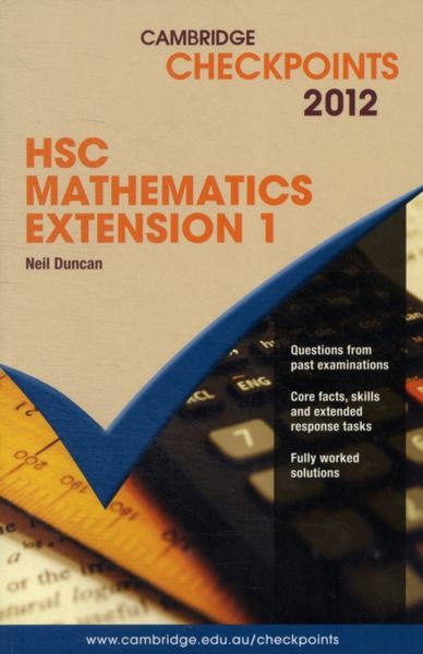 Produktbild: Cambridge Checkpoints HSC Mathematics Extension 1 2012