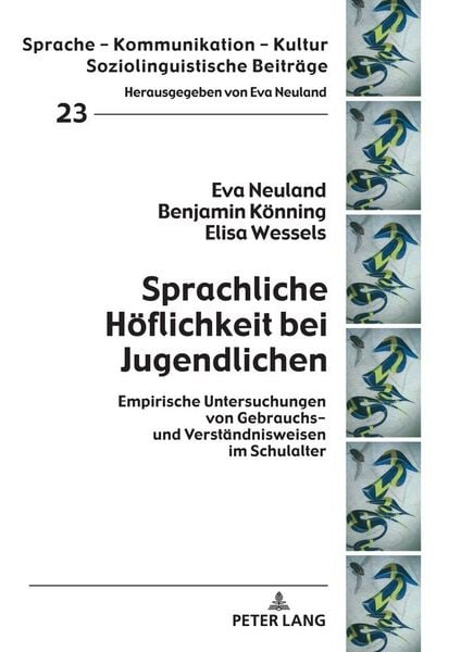Produktbild: Sprachliche H&ouml;flichkeit bei Jugendlichen