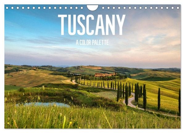 Produktbild: Tuscany A color palette (Wall Calendar 2026 DIN A4 landscape), CALVENDO 12 Month Wall Calendar