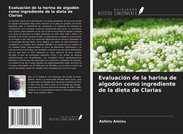 Produktbild: Evaluaci&oacute;n de la harina de algod&oacute;n como ingrediente de la dieta de Clarias