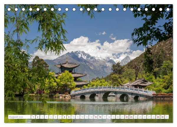 Produktbild: Asien - Kontinent der Farben (Tischkalender 2026 DIN A5 quer), CALVENDO Monatskalender
