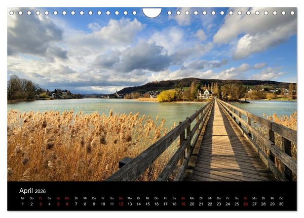 Produktbild: Bodensee - Uferlandschaften im sch&ouml;nsten Licht 2026 (Wandkalender 2026 DIN A4 quer), CALVENDO Monatskalender