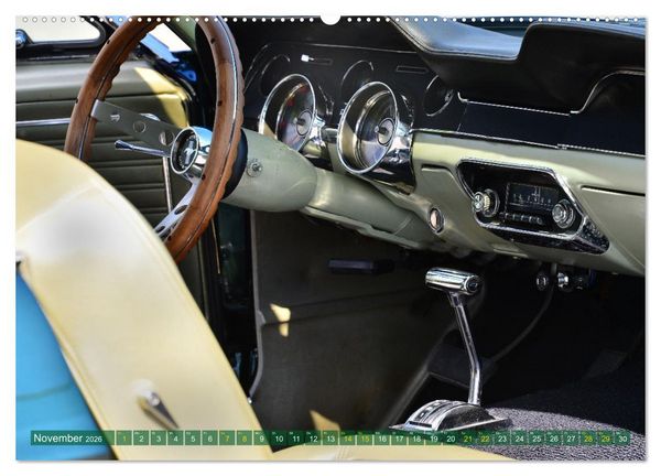 Produktbild: Ein Pony zum verlieben - Ford Mustang 1968 (hochwertiger Premium Wandkalender 2026 DIN A2 quer), Kunstdruck in Hochglanz