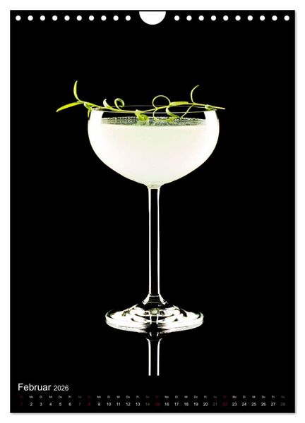 Produktbild: Cocktails und Longdrinks (Wandkalender 2026 DIN A4 hoch), CALVENDO Monatskalender